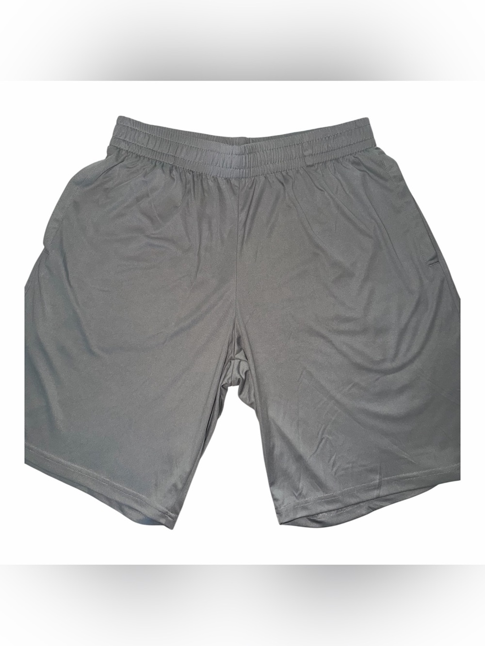 Men's Gray Athletic Shorts - Lightweight Performance